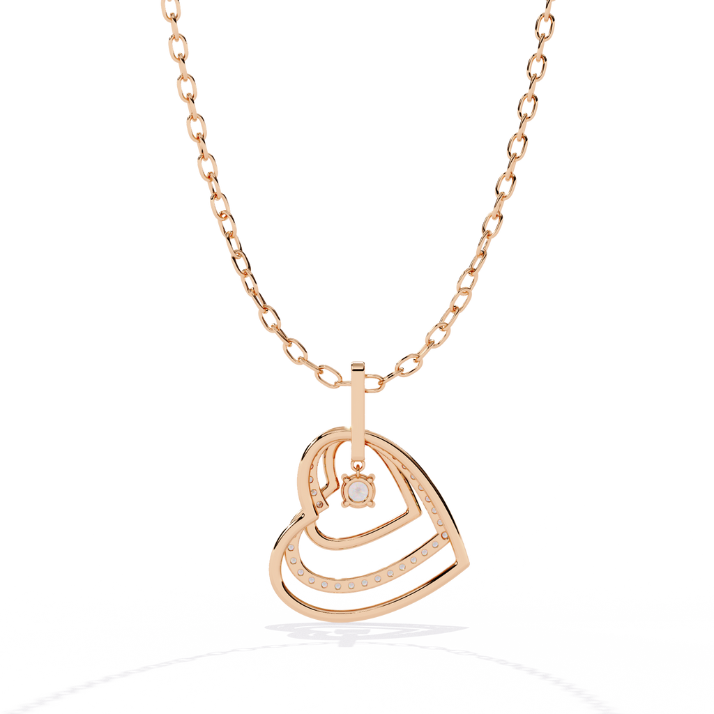 Round Diamond Pendants