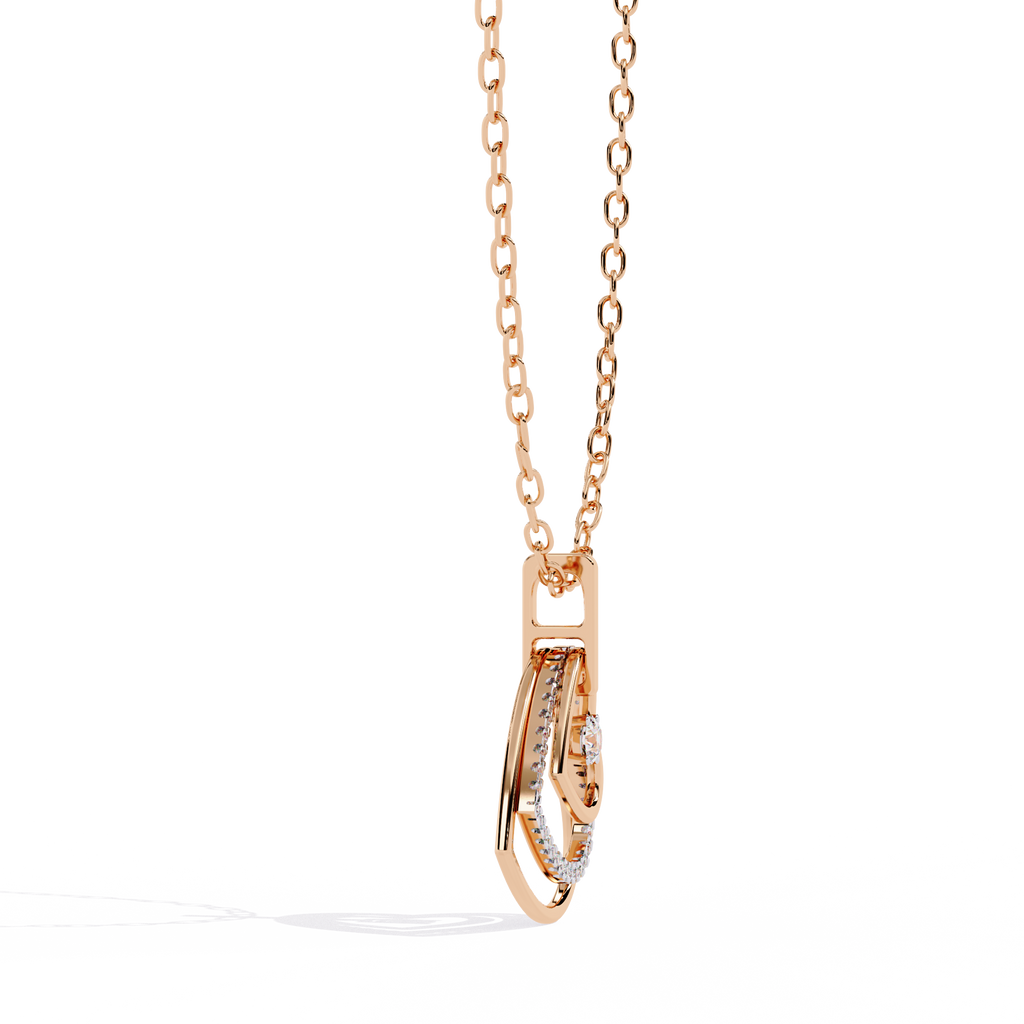 Round Diamond Pendants