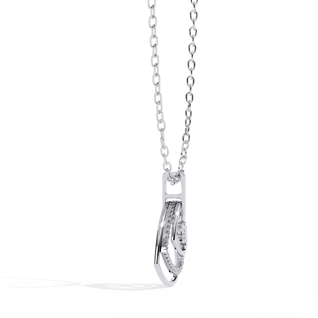 Round Diamond Pendants