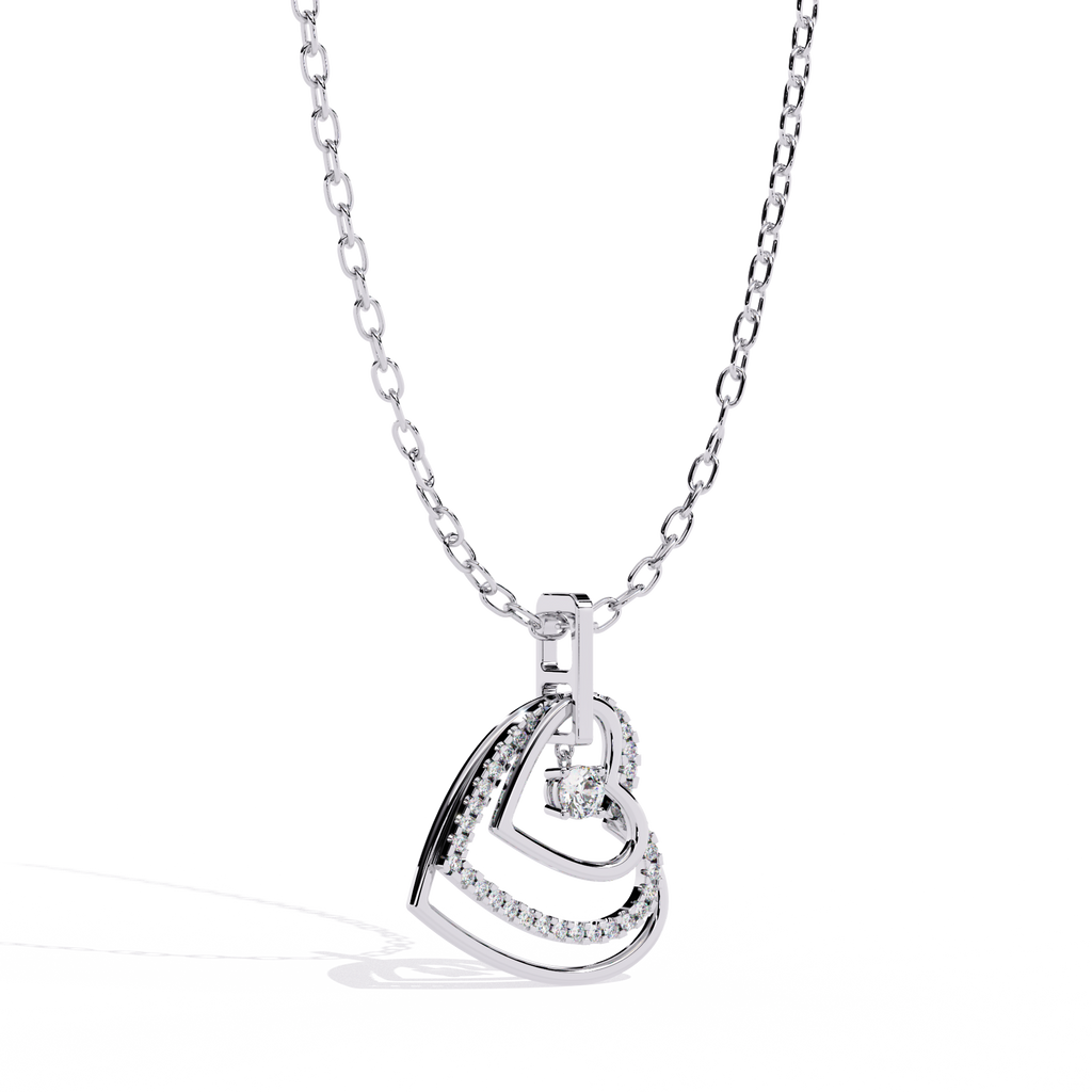 Round Diamond Pendants