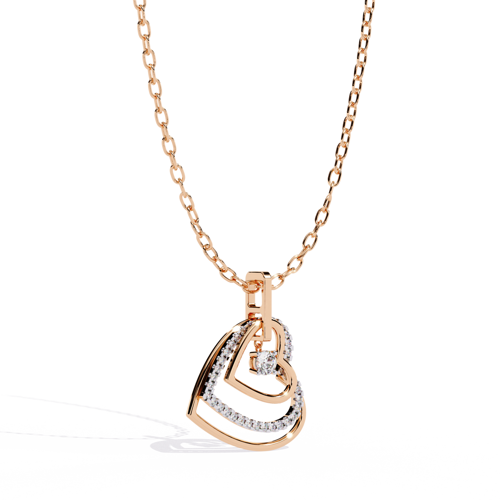 Round Diamond Pendants