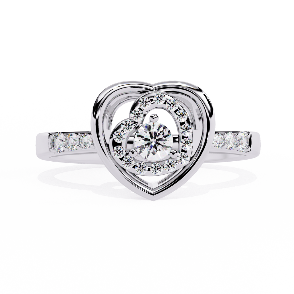Round Diamond Ring – Classic Solitaire Diamond Ring for Women