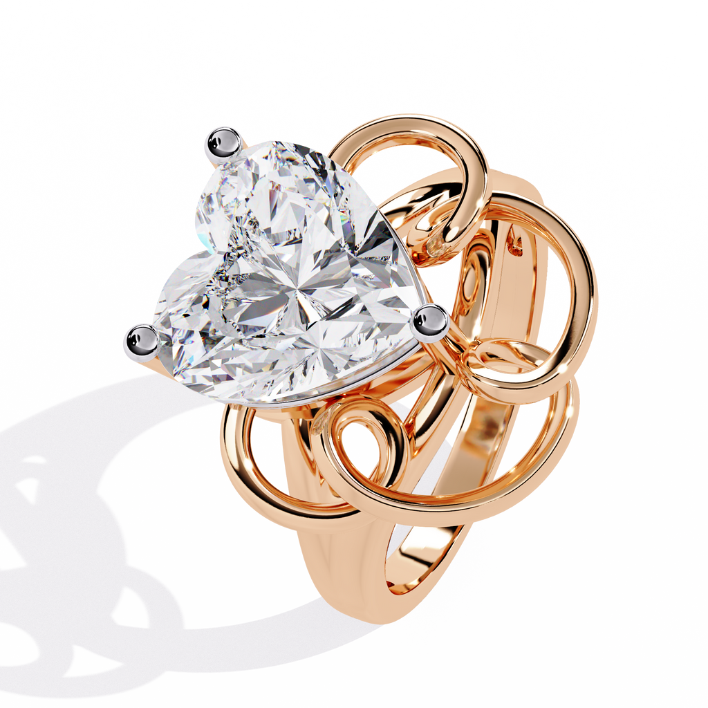 HR Diamond Ring – High-Quality HR Certified Diamond in Elegant Design