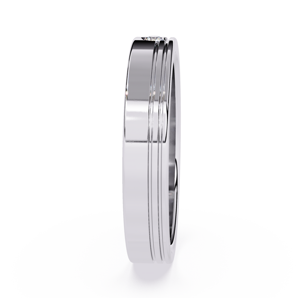 0.3 Ct lab-grown diamond solitaire gold ring

