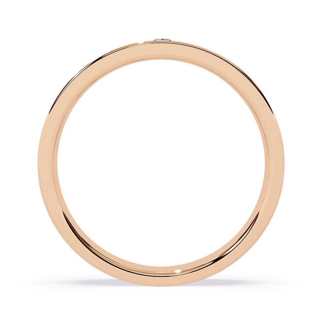 0.3 Ct lab-grown diamond solitaire gold ring

