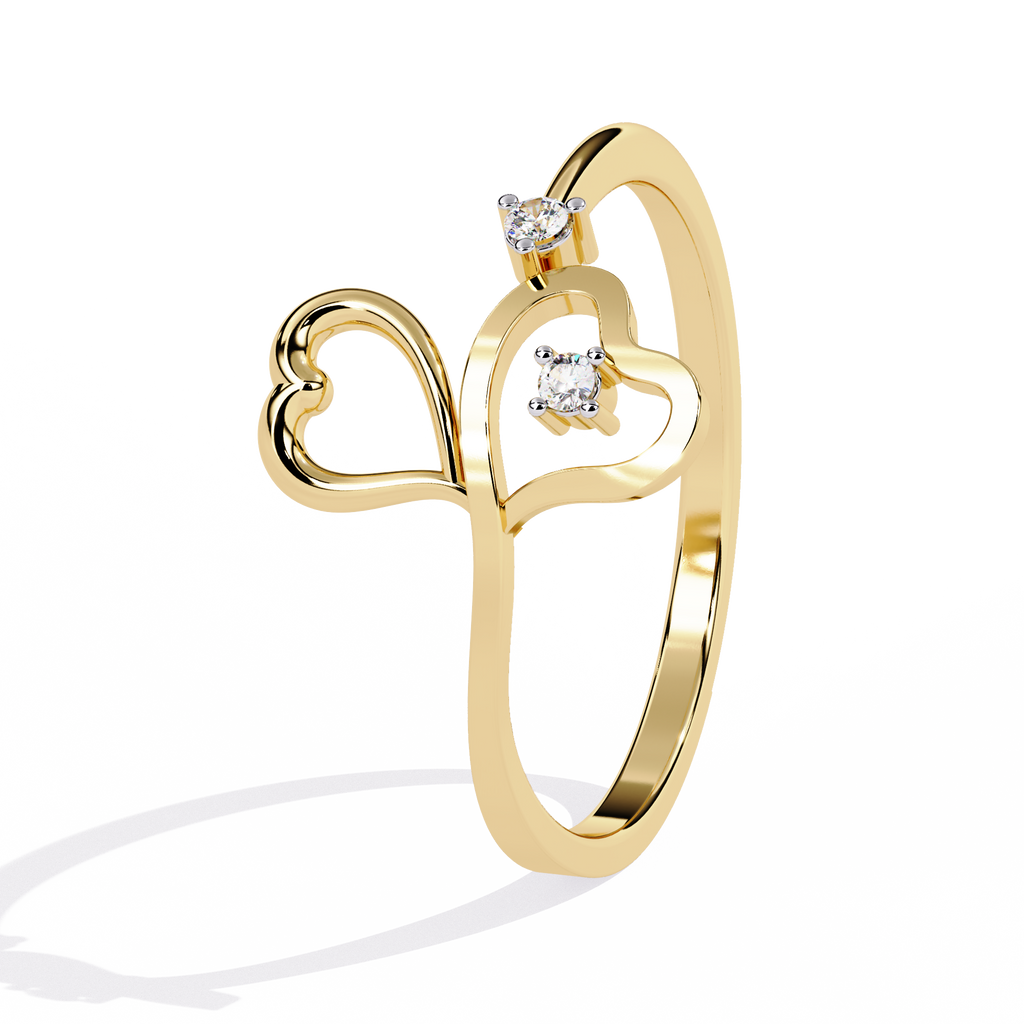 Round Diamond Ring – Delicate Solitaire Diamond for Everyday Elegance