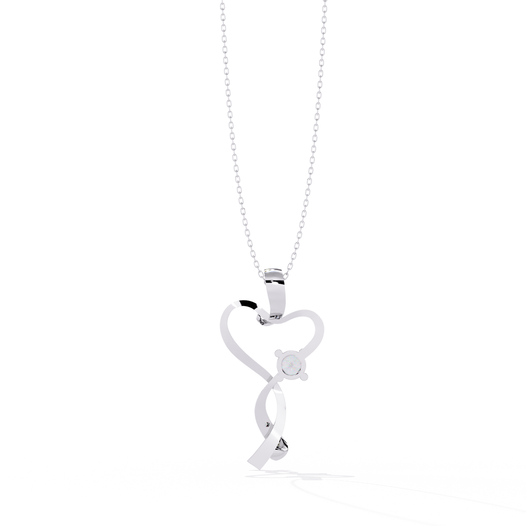 Premium Round Diamond Pendant – Brilliant Round Cut Diamonds in Gold
