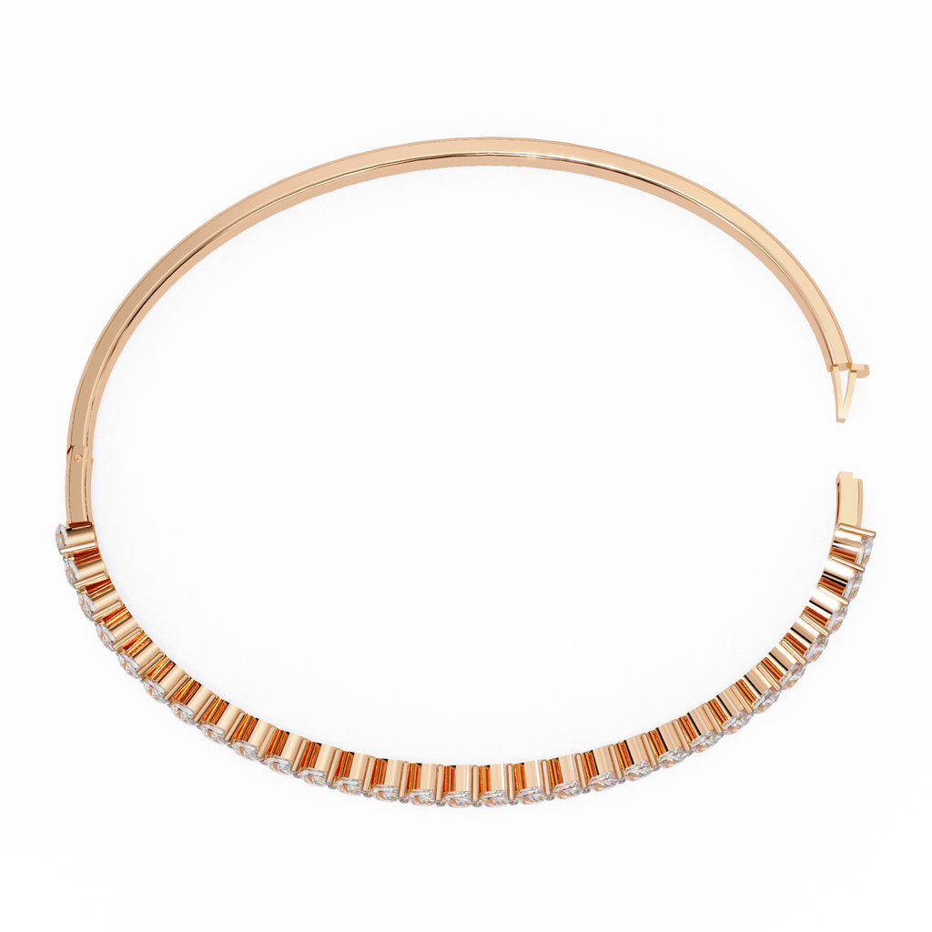 Premium Pear Diamond Bracelet – Elegant Diamond-Studded Gold Bracelet