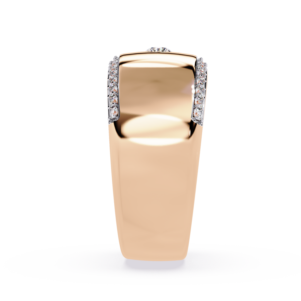 0.23 Ct Round Diamond Ring in 14K Gold – Minimal Engagement Jewelry

