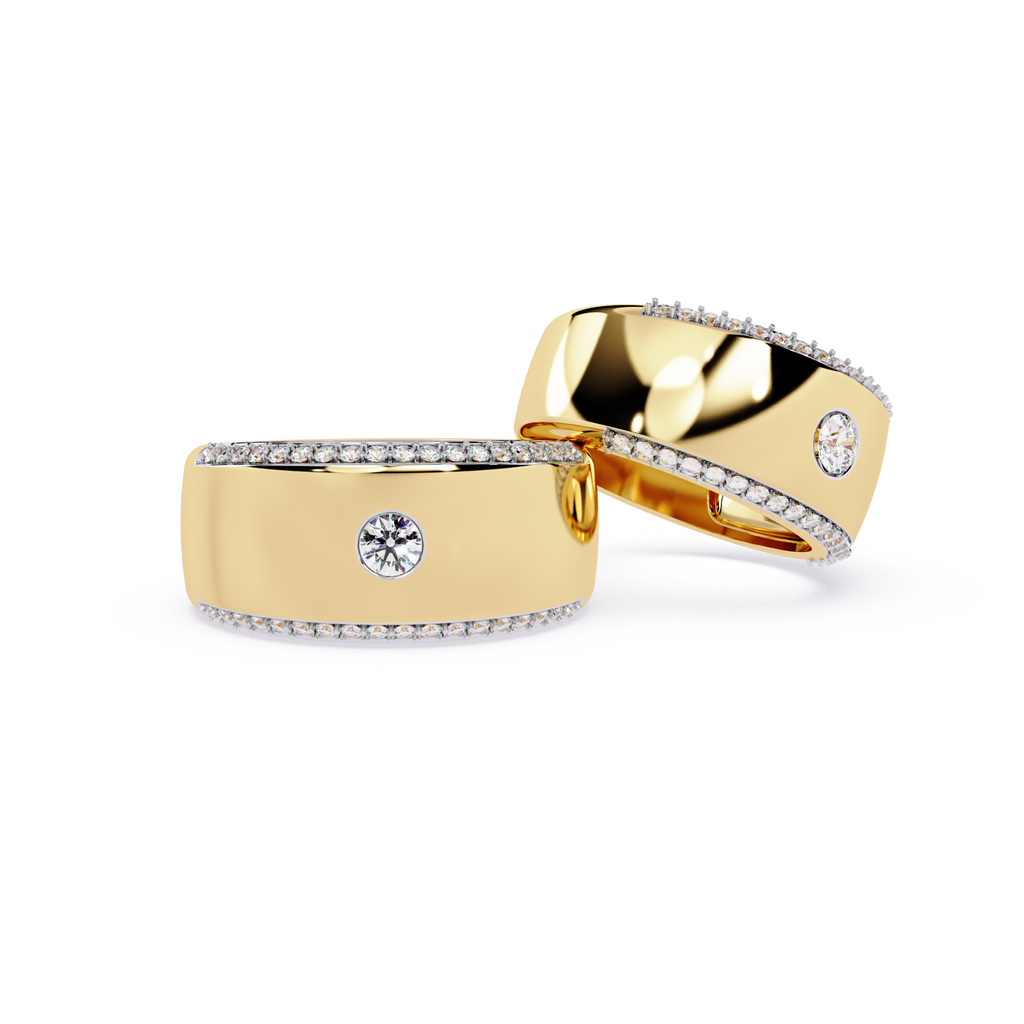 0.23 Ct Round Diamond Ring in 14K Gold – Minimal Engagement Jewelry

