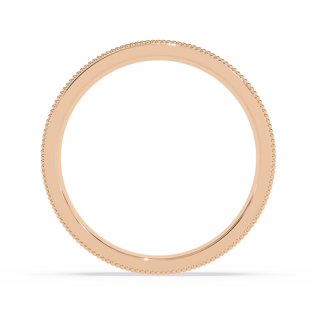 0.28 Ct round cut lab-grown diamond ring in sleek minimal setting

