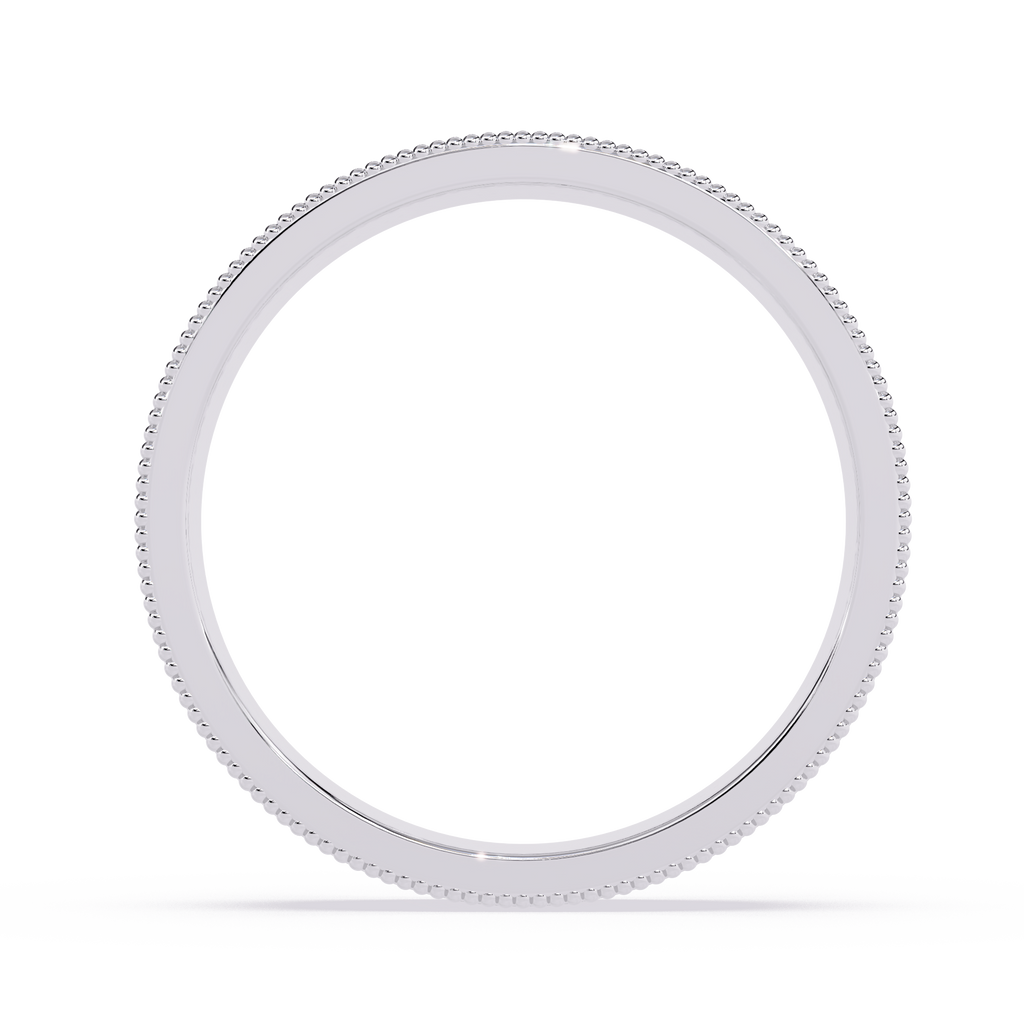 0.28 Ct round cut lab-grown diamond ring in sleek minimal setting

