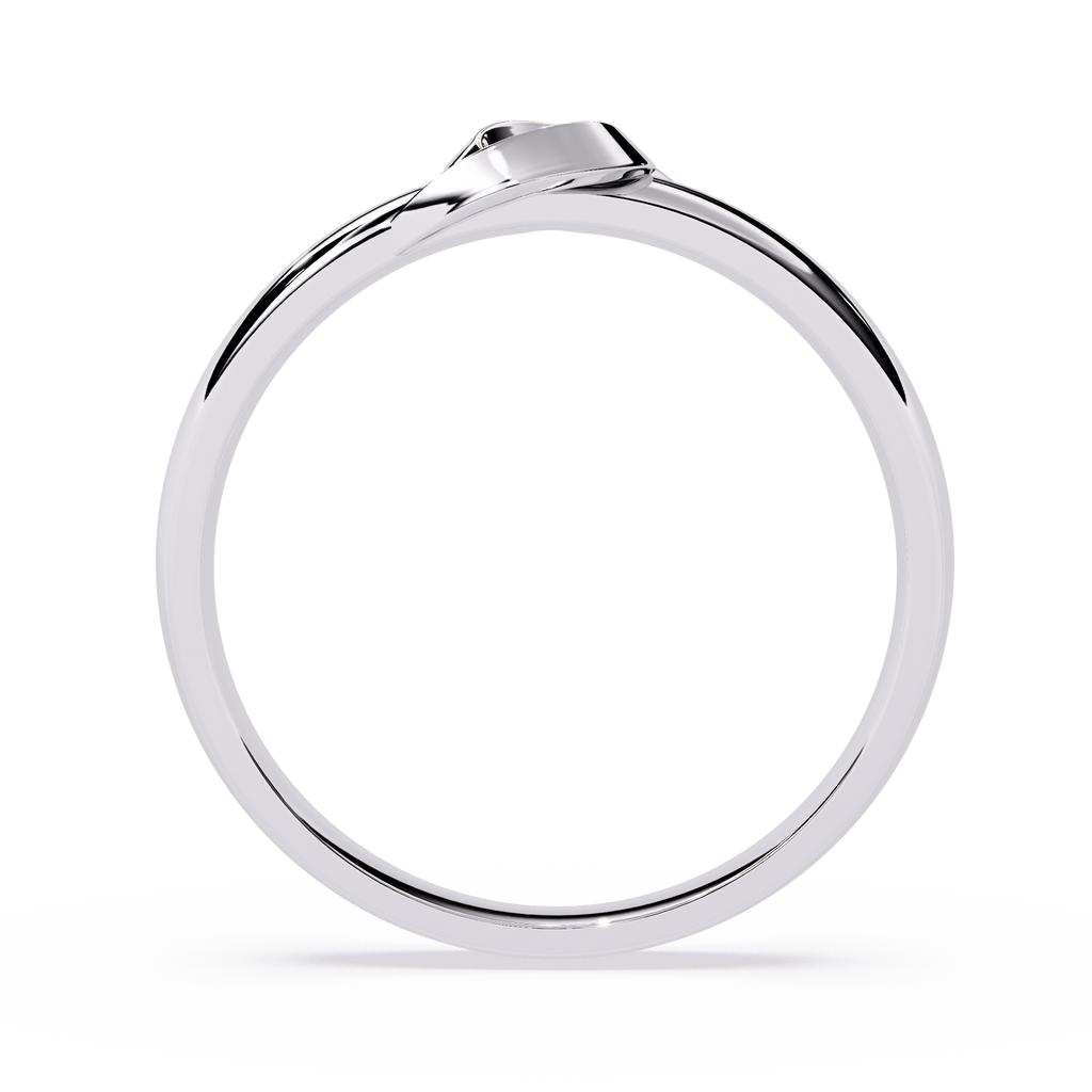 86 stone lab-grown round diamond ring

