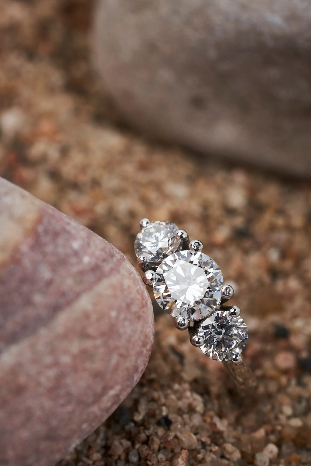 The Trio Stone Ring