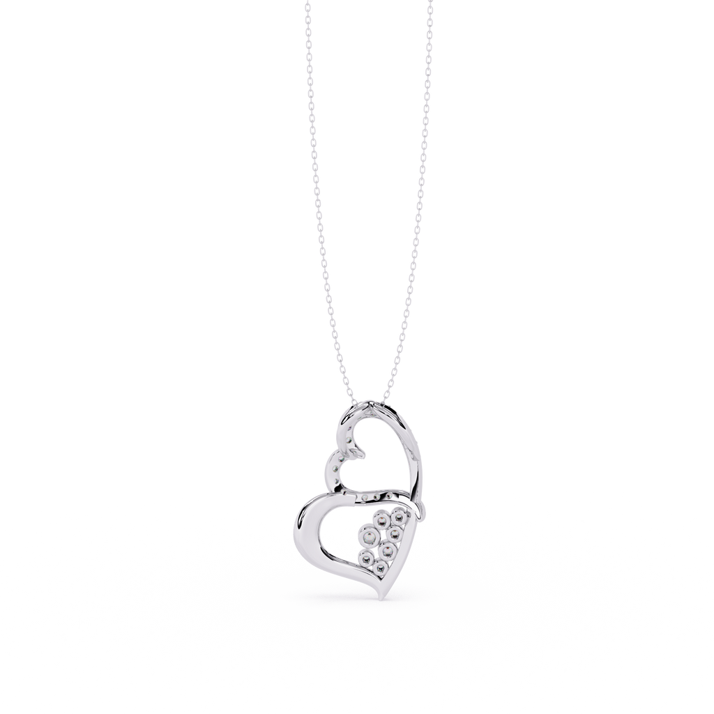 Premium Round Diamond Pendant – Elegant Solitaire Diamond in Gold