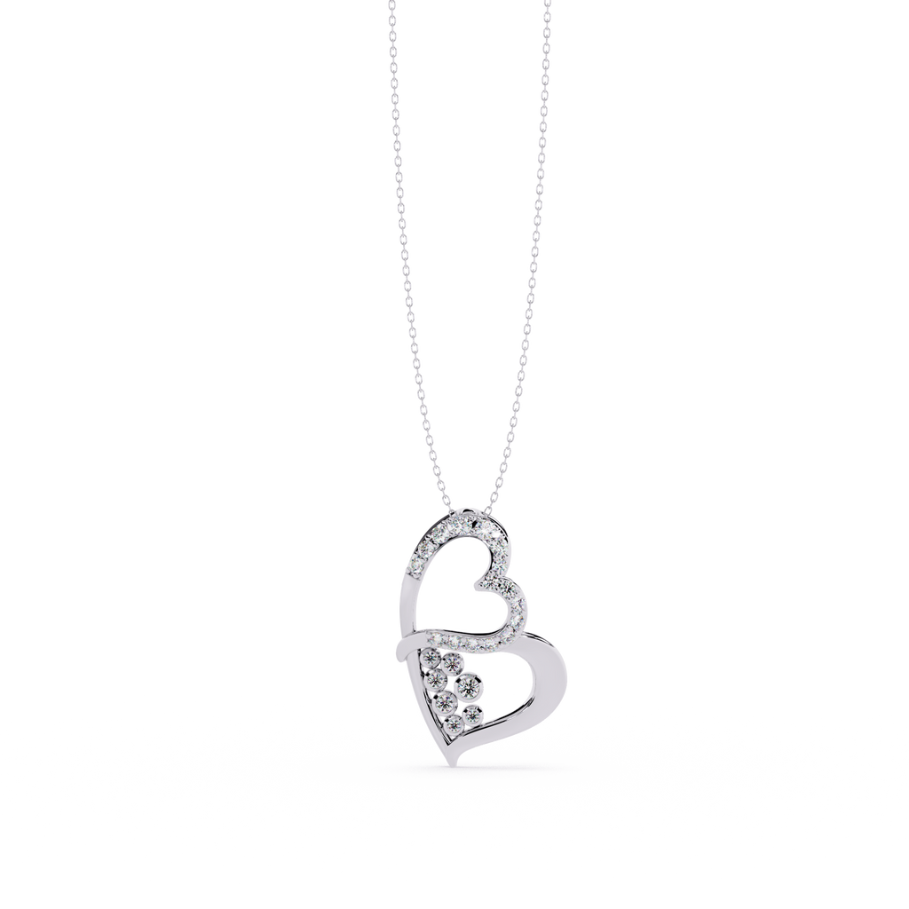 Premium Round Diamond Pendant – Elegant Solitaire Diamond in Gold