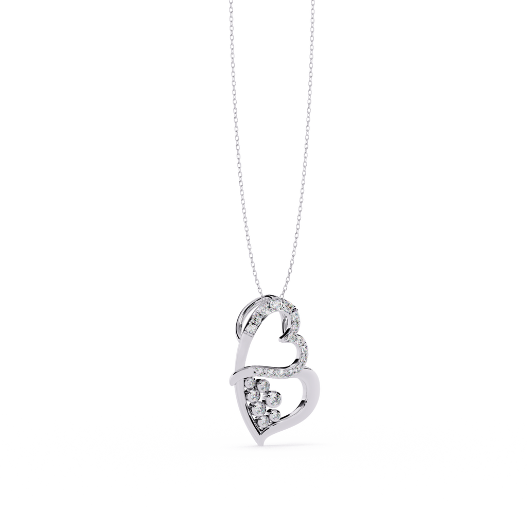 Premium Round Diamond Pendant – Elegant Solitaire Diamond in Gold