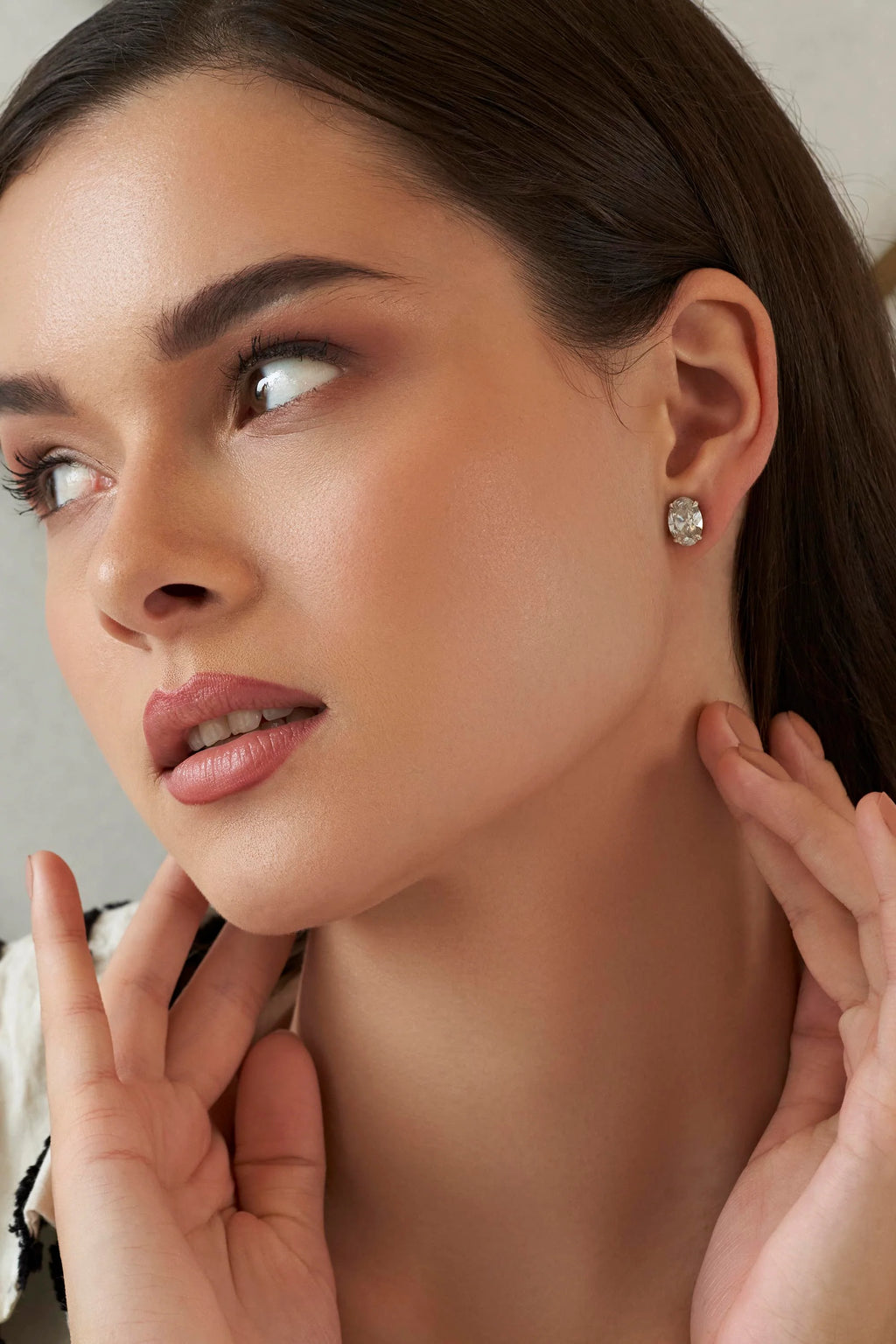 Oval Studs Earring