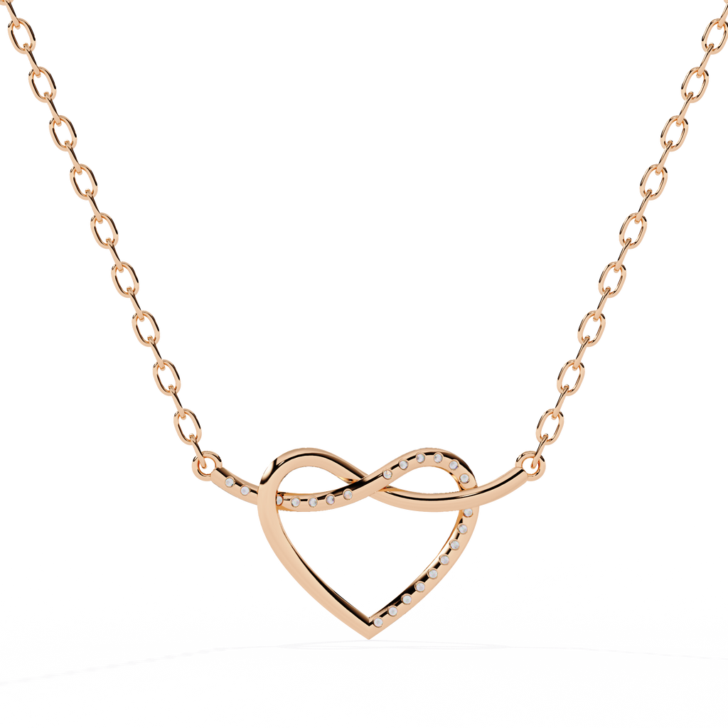 Premium Round Diamond Pendant – Elegant Solitaire Diamond in Gold