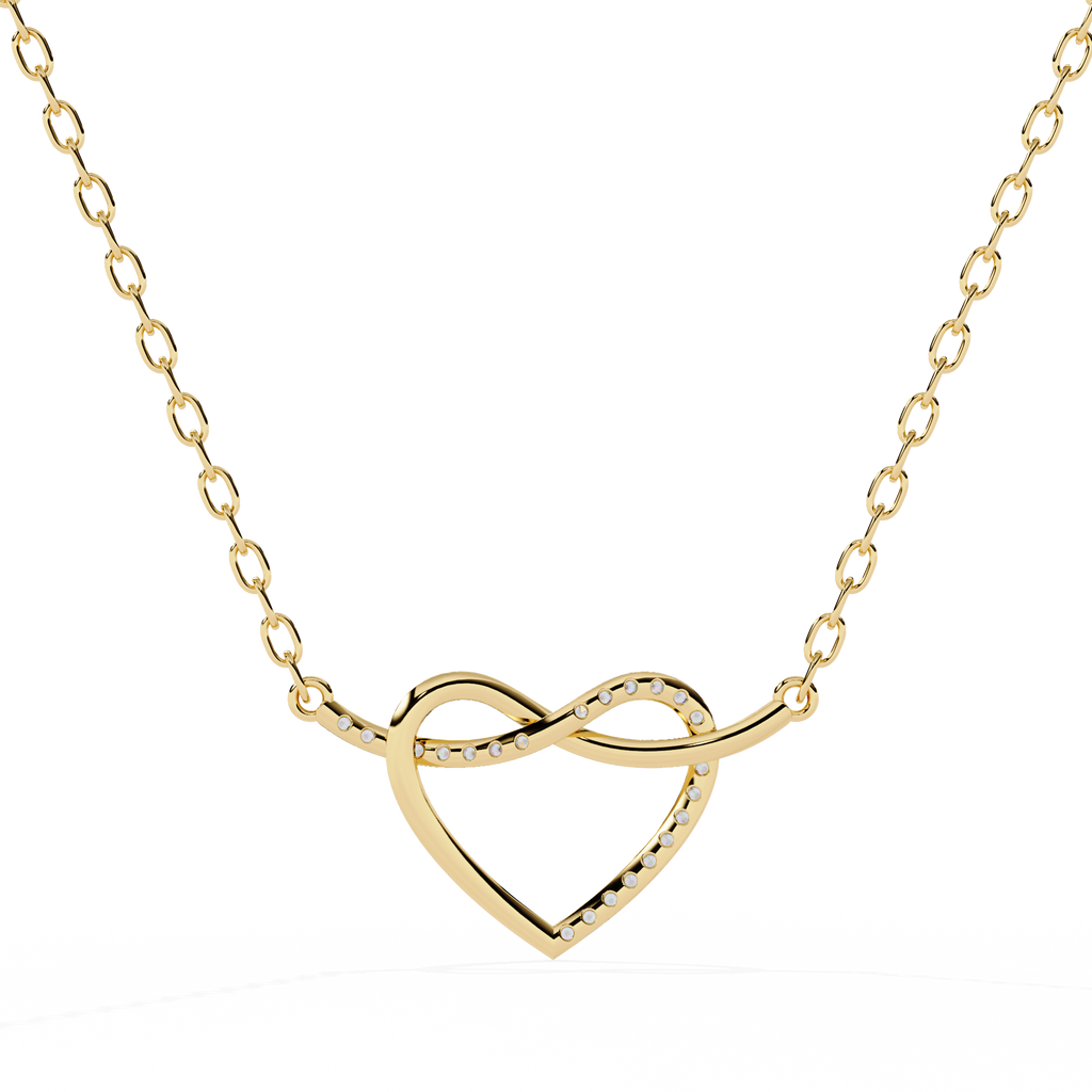 Premium Round Diamond Pendant – Elegant Solitaire Diamond in Gold