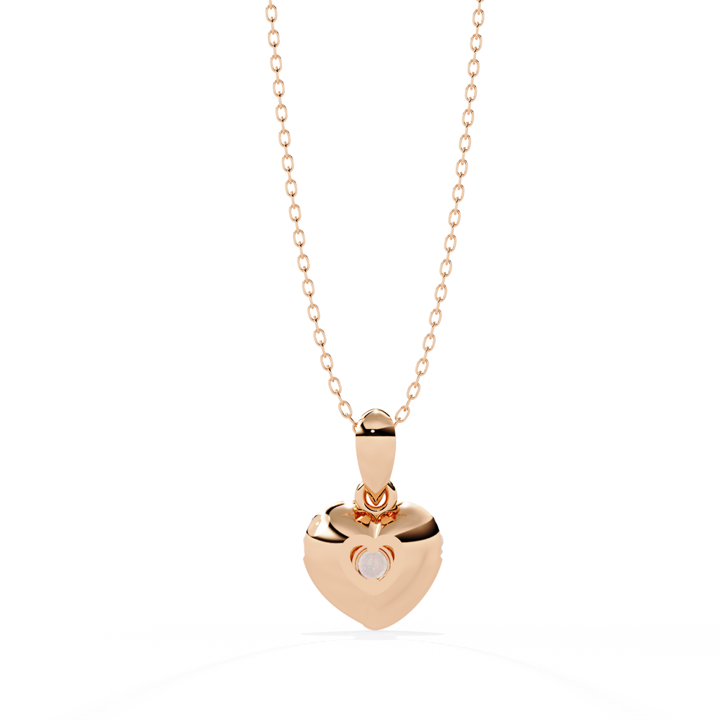 Premium Round Diamond Pendant – Brilliant Round Cut Diamonds in Gold