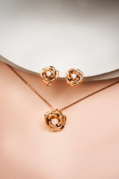 Bloomed Rose Earring