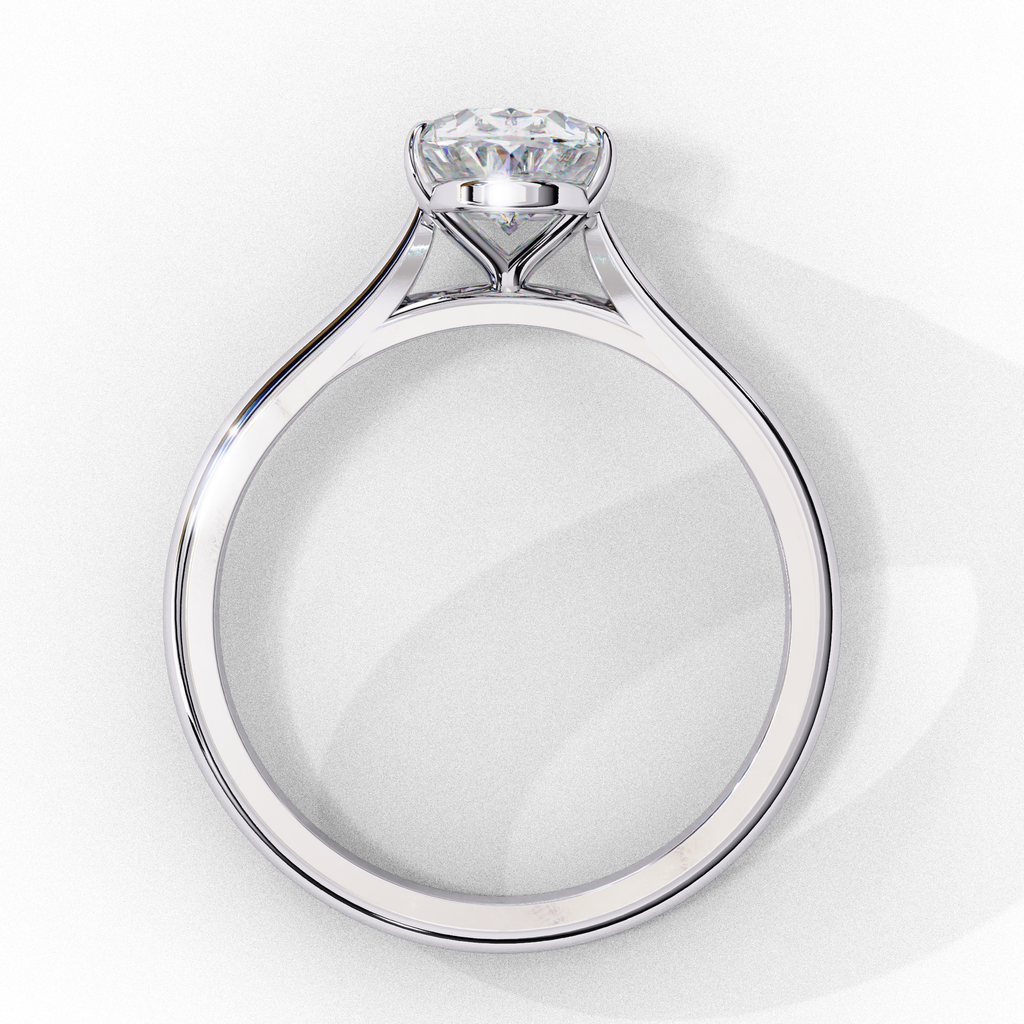 Dazzlez Classic Oval Solitaire Ring