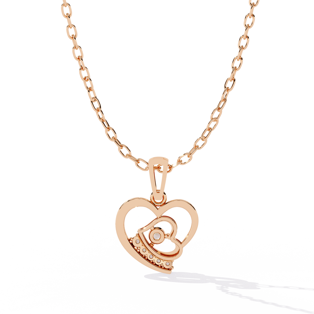 Roe gold solitaire lab grown diamond pendant for women pendant great deals online shopping in india with price 