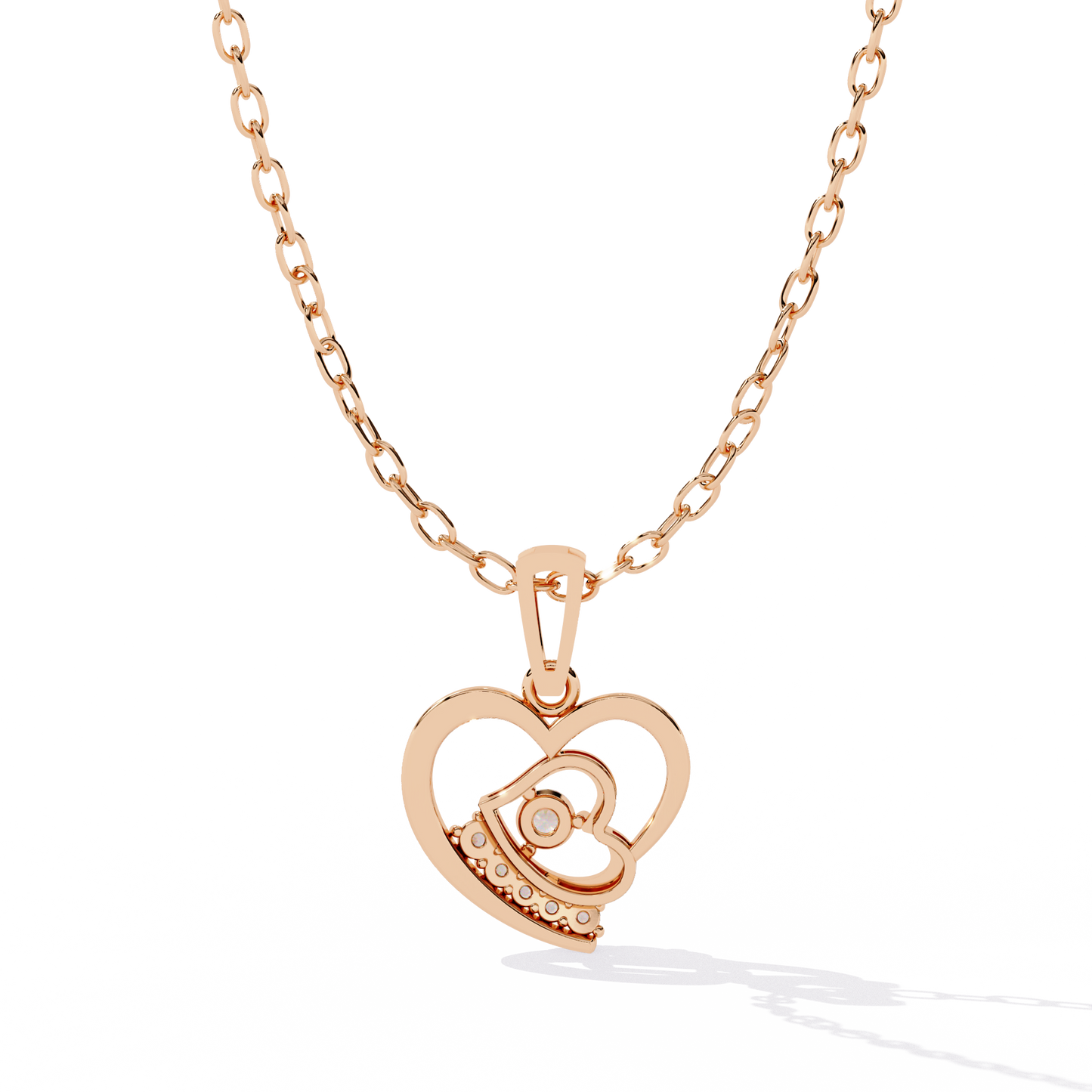 Roe gold solitaire lab grown diamond pendant for women pendant great deals online shopping in india with price 