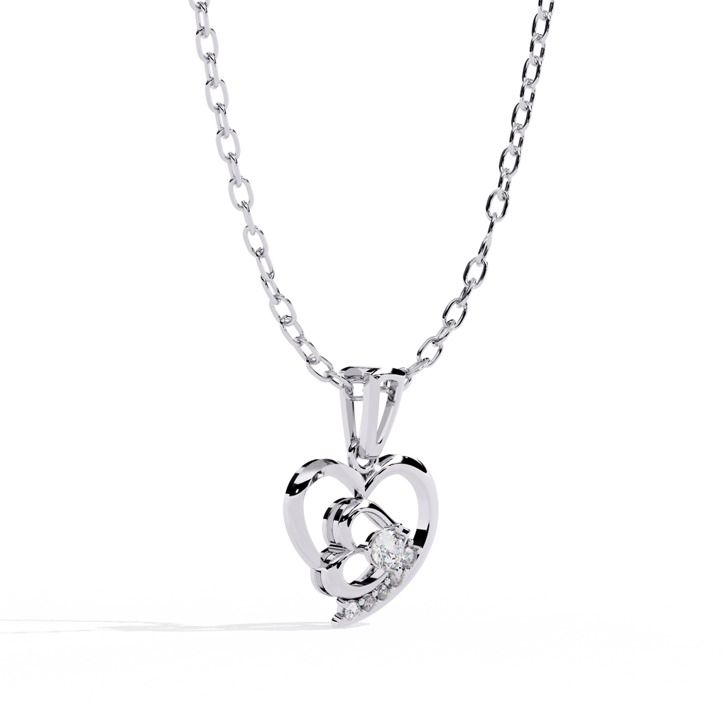 Sparkling lab grown diamond pendant online shopping in india with price i