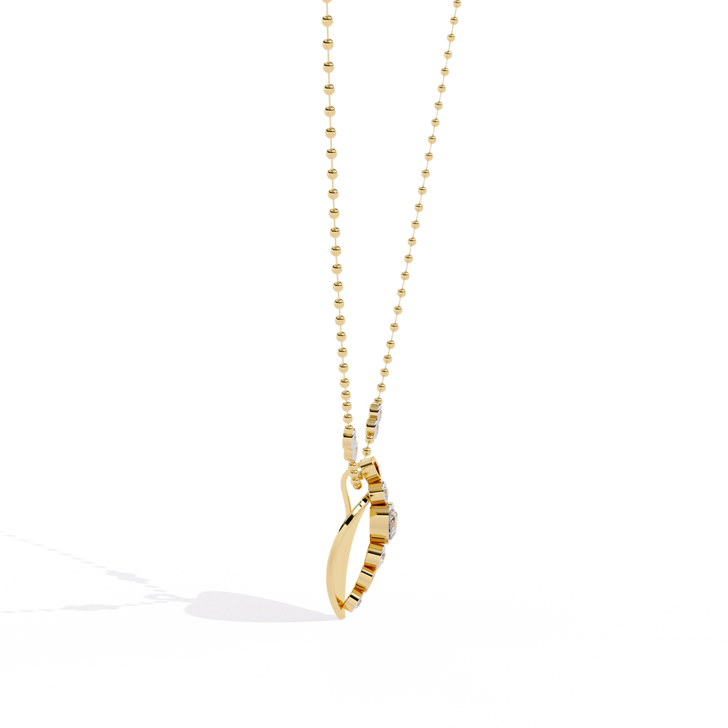 Buy lab grown diamond heart pendant for women – price in India online
