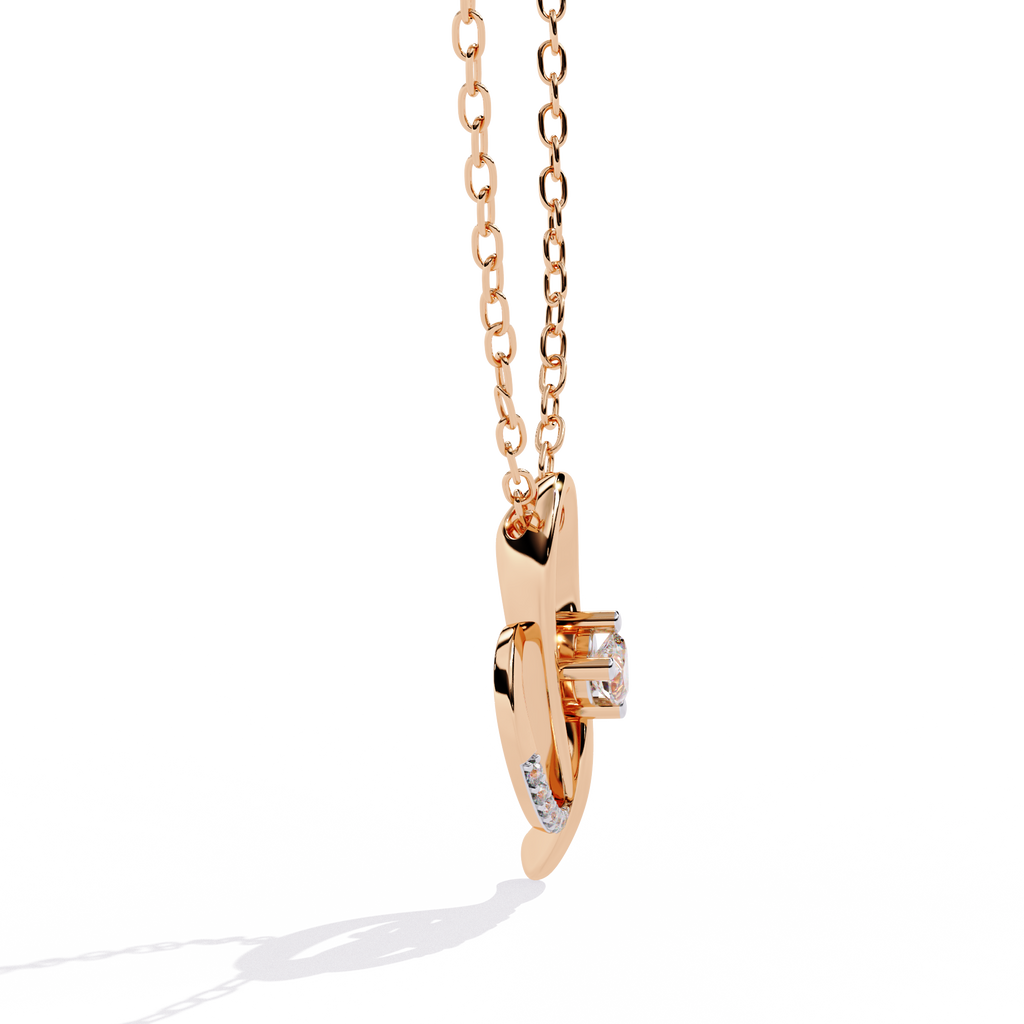 solitaire pendant for women with lab grown diamonds – online India shop