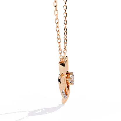 solitaire pendant for women with lab grown diamonds – online India shop