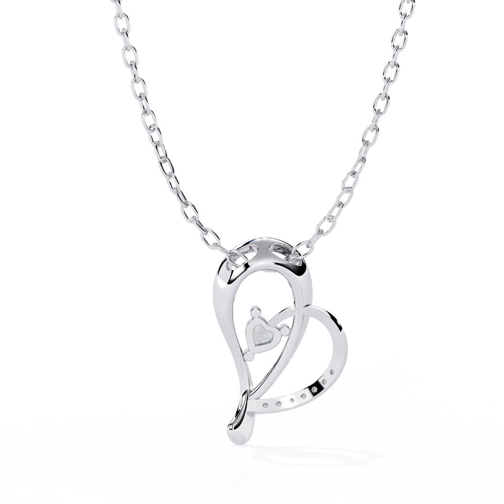 Beautiful solitaire pendant in India with lab grown diamond – best price online