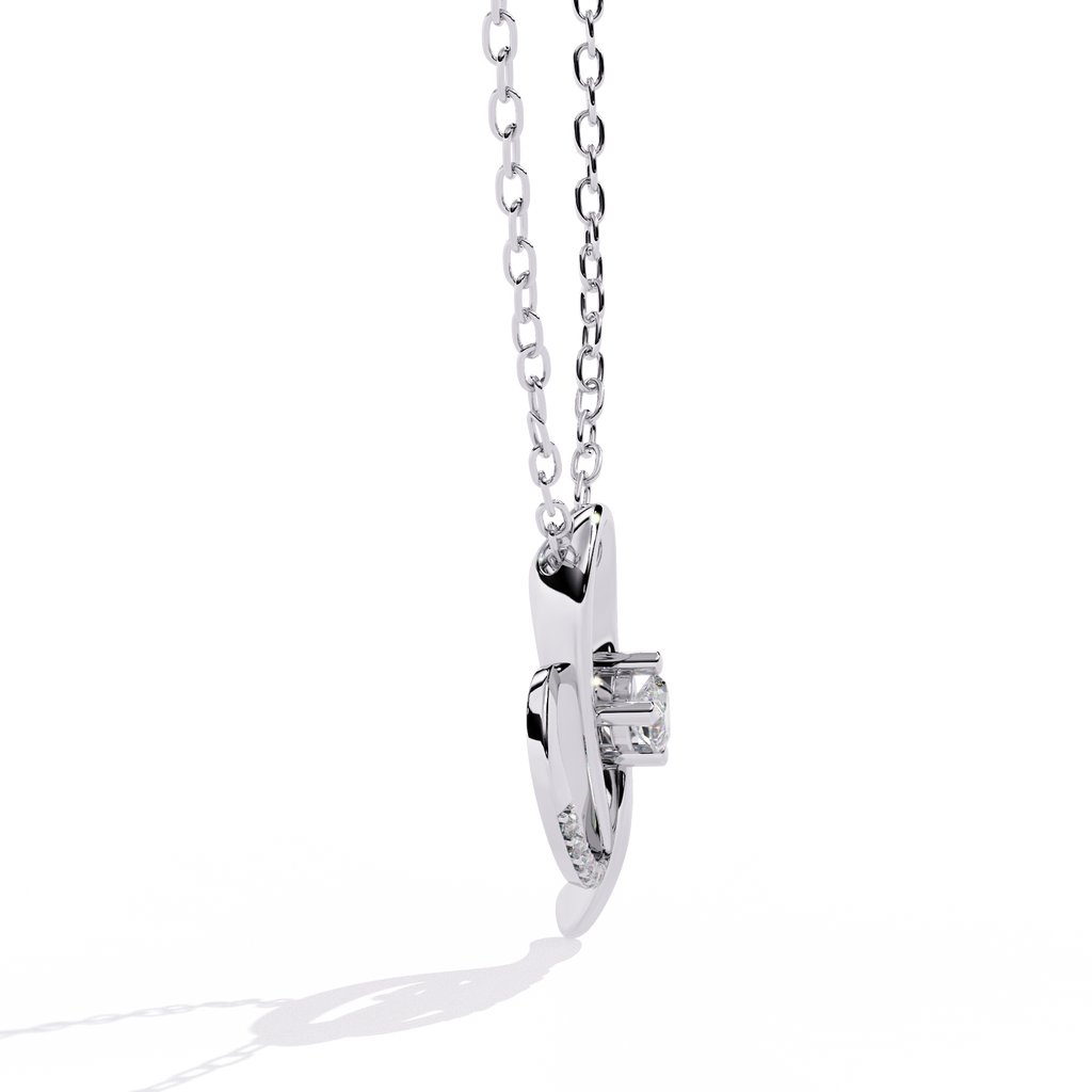 Dainty and modern lab grown diamond pendant for women in India – buy online today