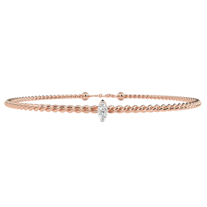 0.01 Ct Round Diamond Bracelets