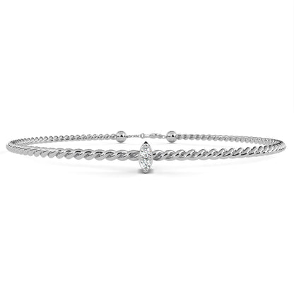 0.01 Ct Round Diamond Bracelets