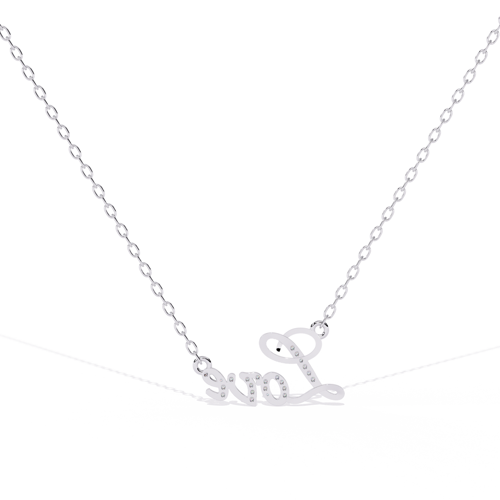 Romantic Love pendant with lab grown diamonds, for sale now online in India