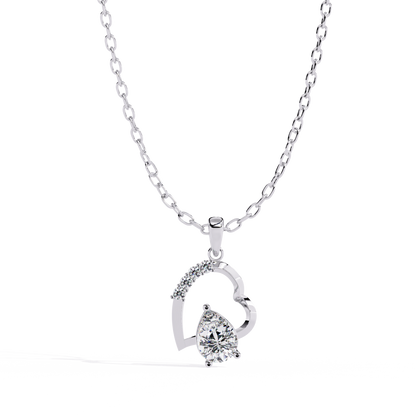 Buy lab grown diamond heart pendant for women – online India