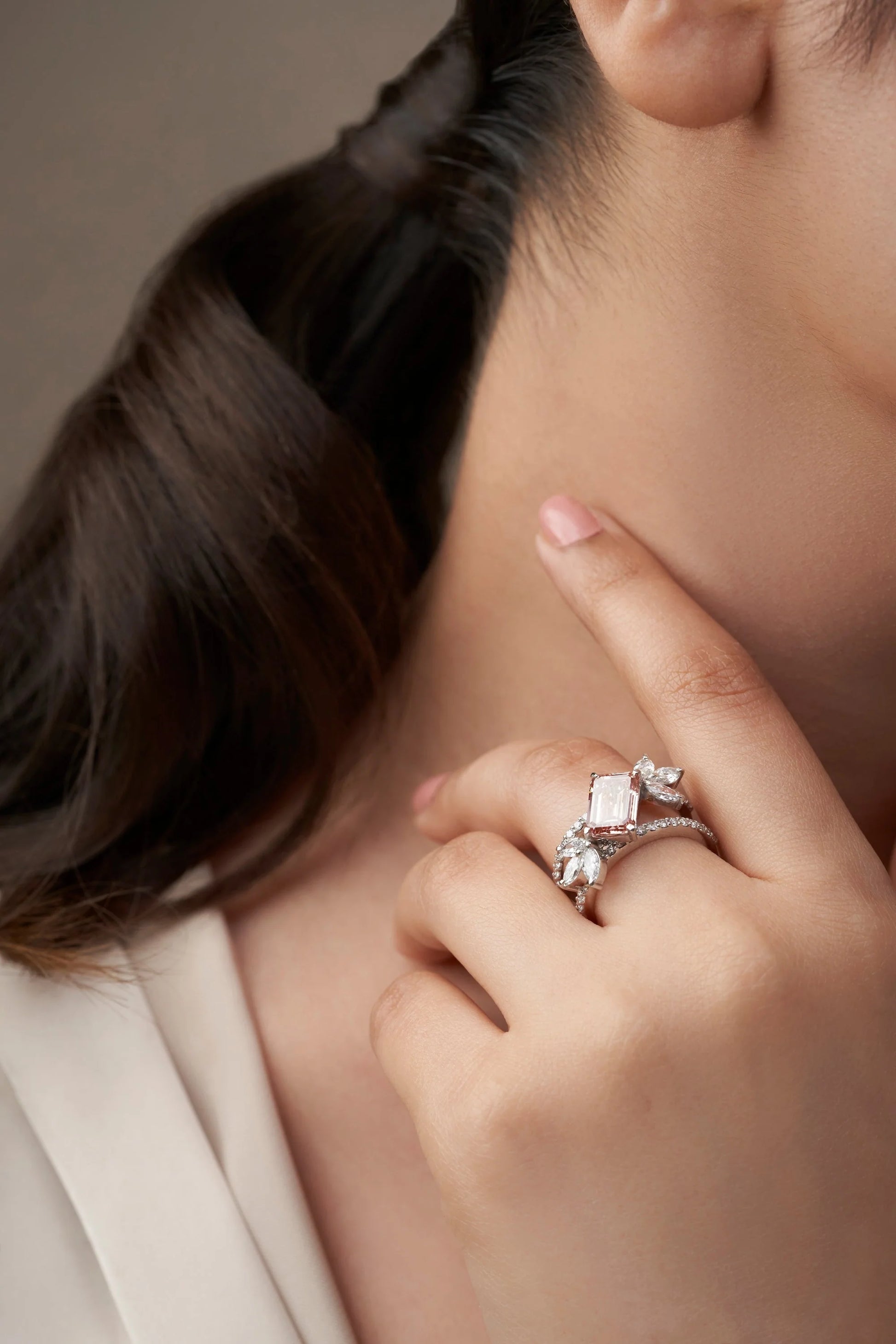 The Pink Emerald Ring