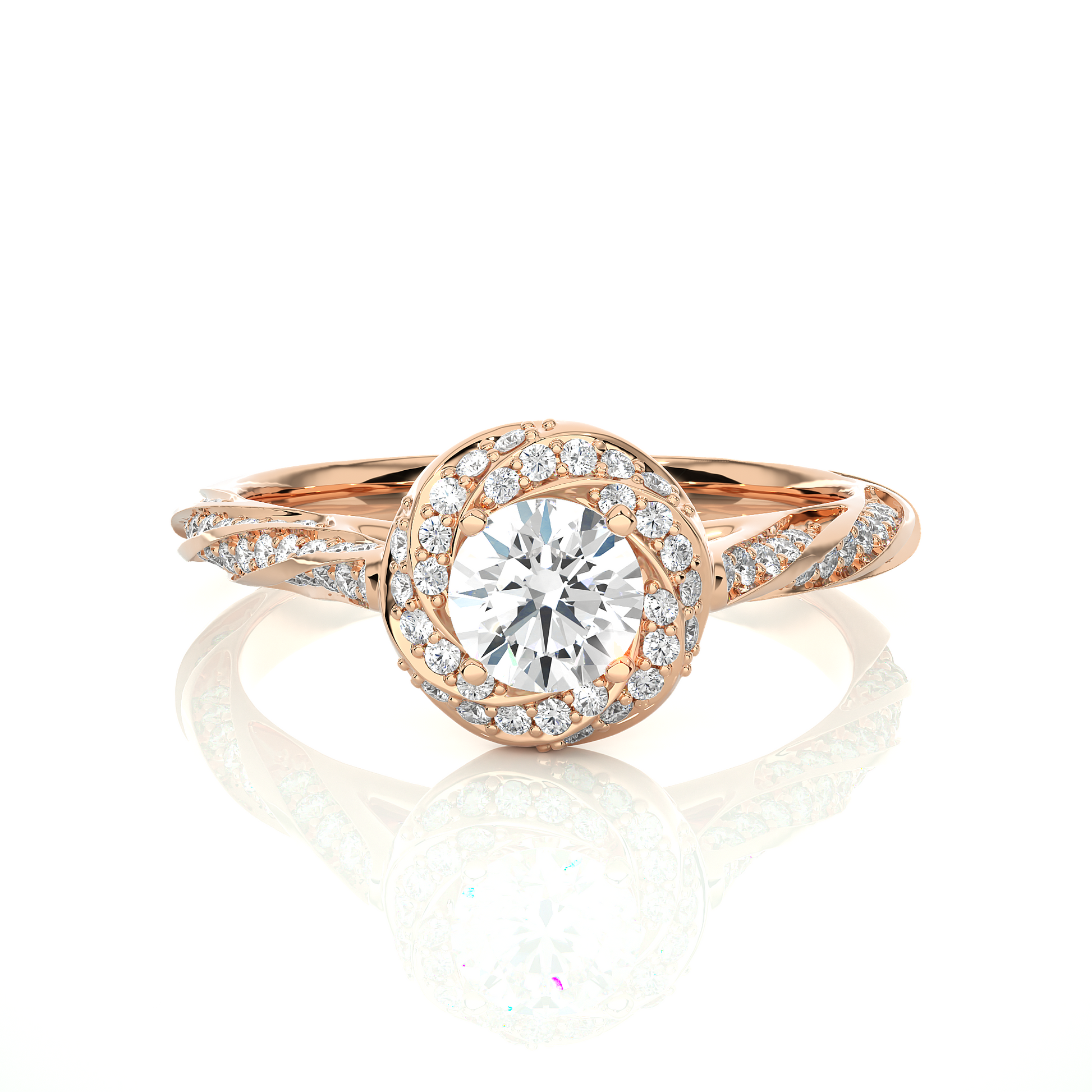 Celestial Bloom Lab Grown Diamond Ring
