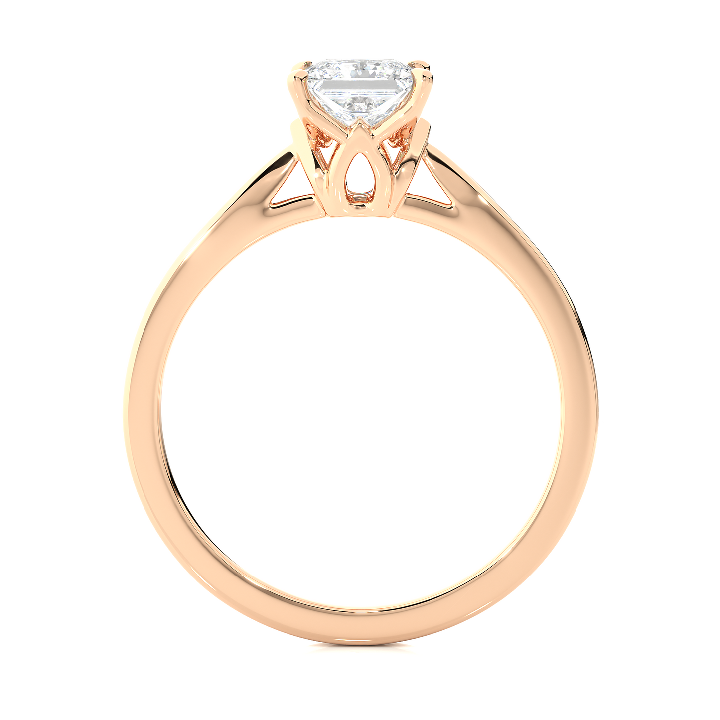 0.6 Ct Princess Diamond Ring