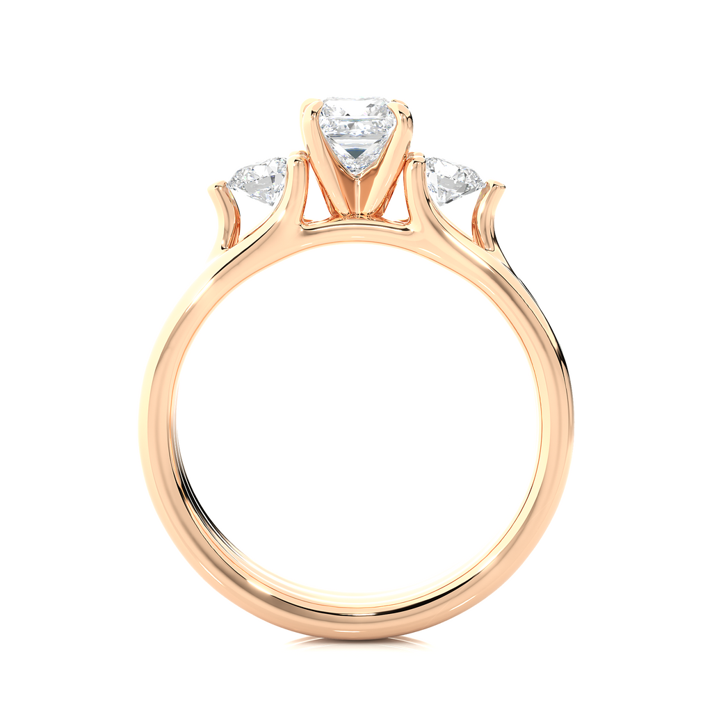 Harmonious Pledge Ring made with Premium Lab Grown Diamonds
