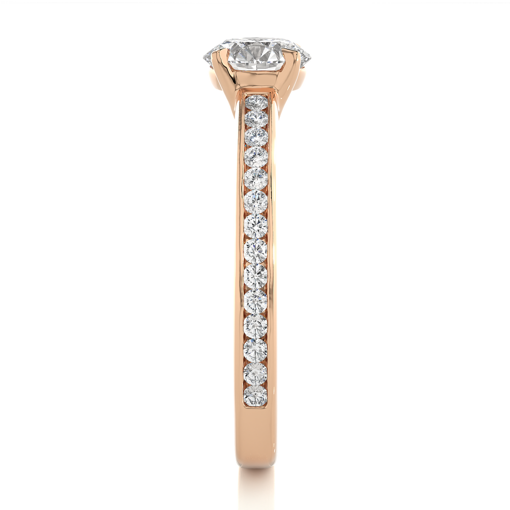 1+0.29  Ct Round Diamond Ring