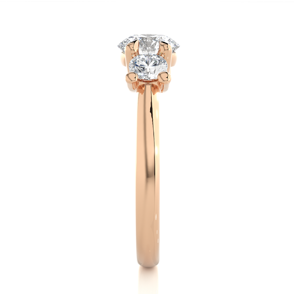 Whispered Vows Lab Grown Diamond Ring - Cherished Love Stories and Anniversaries