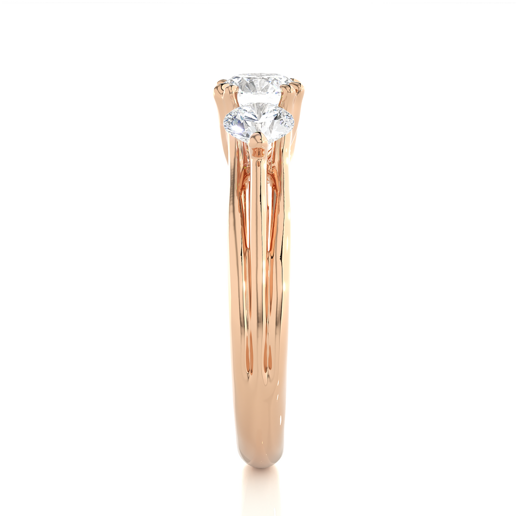 Honorable Vow Ring - Premium Trilogy Lab Grown Diamond Ring