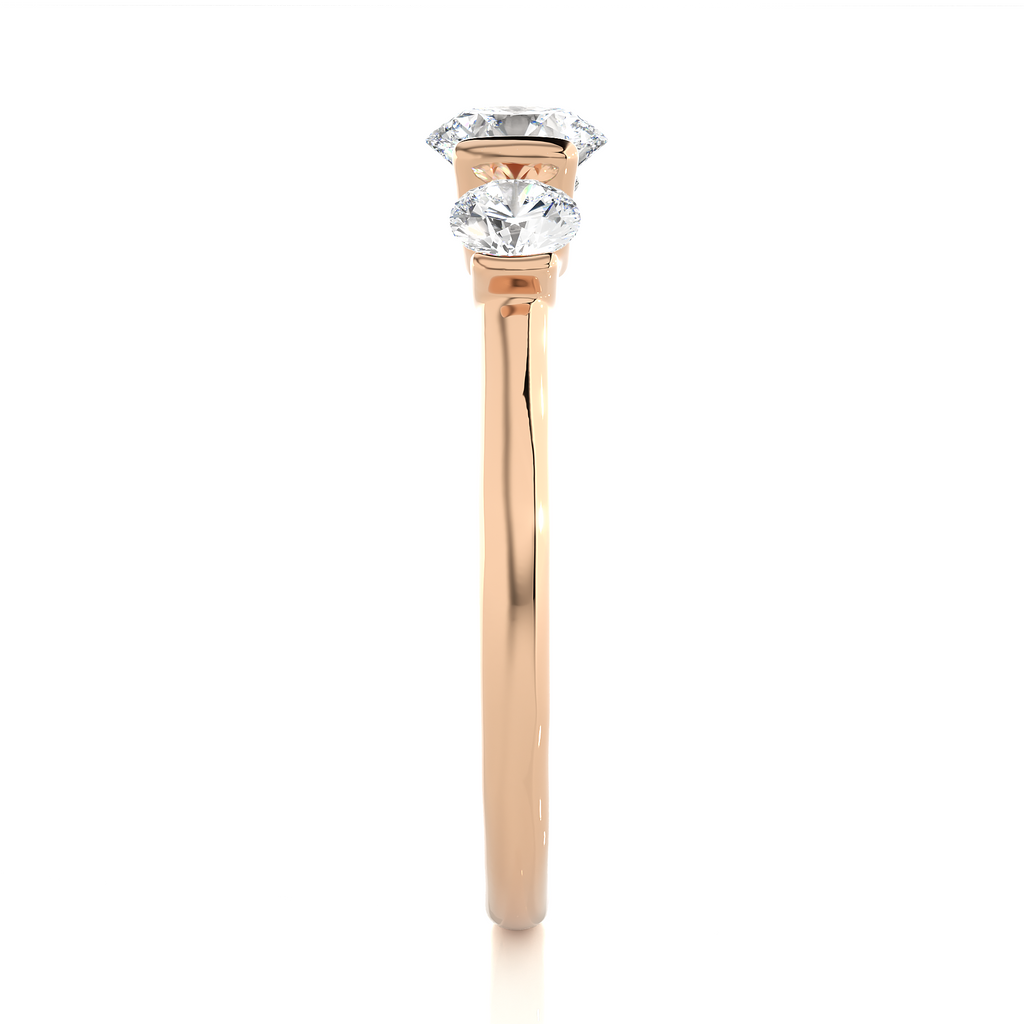 Warm Allegiance - Lab Grown Diamond Trilogy Ring