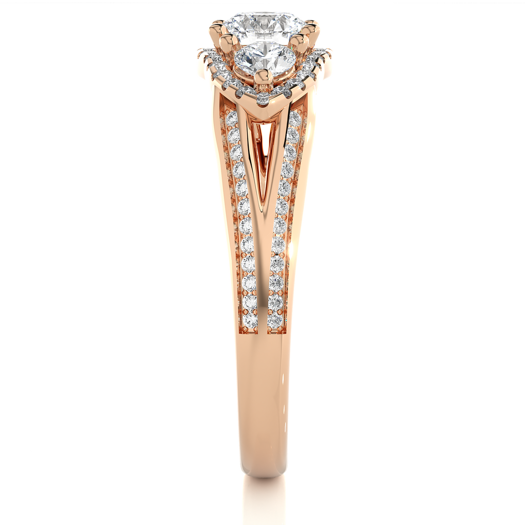 Kinship - Premium Trilogy Lab Grown Diamond Ring for her