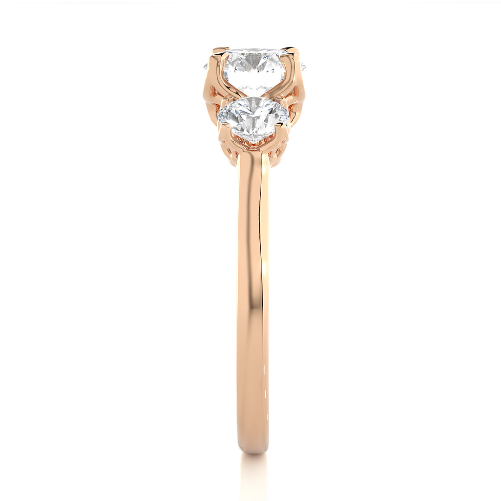 Lifelong Vows and Love Ring made with Gold and Lab Grown Diamonds
