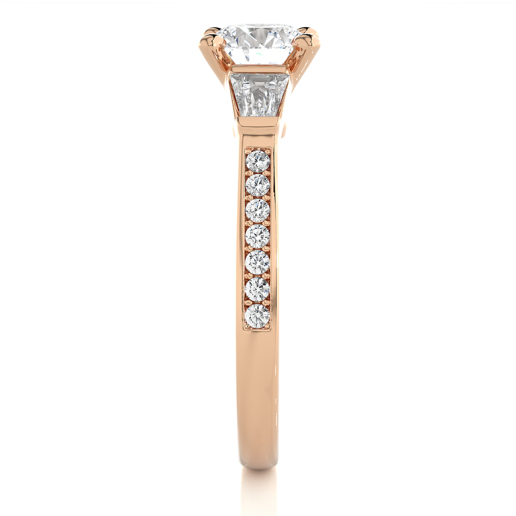 Ethical Kinship Ring - Trilogy made with Fine Gold and Lab Grown Diamonds